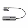 StarTech.com FCREADMICRO3V2 multimediálna čítačka pamäťových kariet USB 3.0, SD/microSD/CompactFlash, USB-C s adaptérom USB-A, 5 Gbps