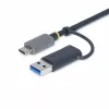 StarTech.com FCREADMICRO3V2 multimediálna čítačka pamäťových kariet USB 3.0, SD/microSD/CompactFlash, USB-C s adaptérom USB-A, 5 Gbps