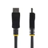 StarTech.com 2m DisplayPort 1.2 kábel – 4K x 2K Ultra HD VESA-certifikovaný DisplayPort kábel – DP-na-DP kábel pre monitor – DP video/display kábel – zaisťovacie DP konektory