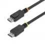 StarTech.com DISPL5M 5 m kábel DisplayPort 1.2, 4K x 2K, HBR2, s aretačnými konektormi, samec/samec, čierny