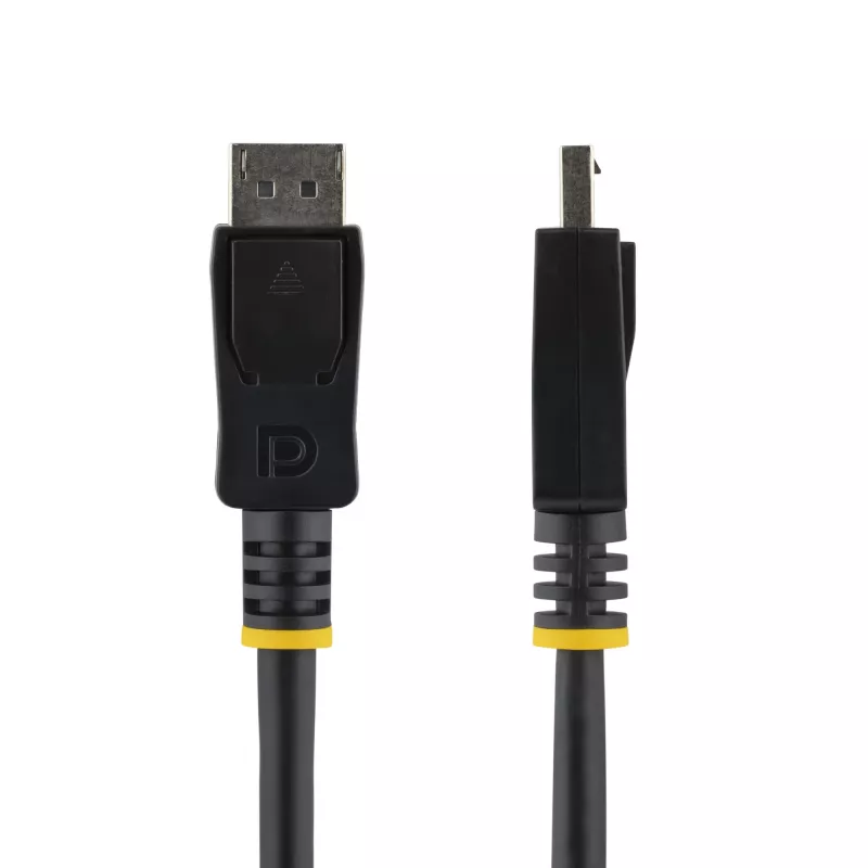 StarTech.com DISPL5M 5 m kábel DisplayPort 1.2, 4K x 2K, HBR2, s aretačnými konektormi, samec/samec, čierny