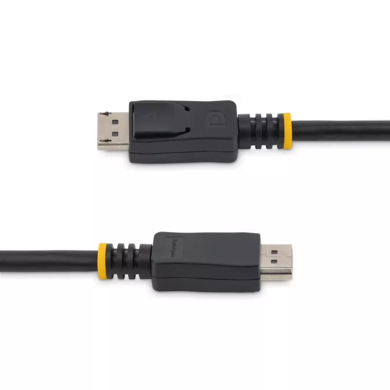 StarTech.com DISPL5M 5 m kábel DisplayPort 1.2, 4K x 2K, HBR2, s aretačnými konektormi, samec/samec, čierny