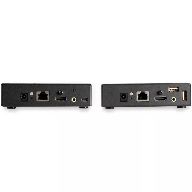 StarTech.com HDMI KVM Extender over IP Network - 4K 30Hz HDMI 2.0 and USB over IP LAN or Cat5e/Cat6 Ethernet kábel (100m/330ft) - Remote KVM Switch/Console Transmitter/Receiver Extender Kit