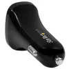 StarTech.com Dvojportová USB autonabíjačka – 24 W/4,8 A – čierna, auto, zapaľovač, 5 V, čierna