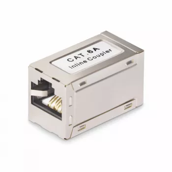 StarTech.com tienený RJ45 spojka, Inline Cat6a spojka, konektor samica na samicu (F/F), T568B pinové zapojenie, tienené predĺženie Ethernet kábla