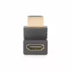 StarTech.com Down Angle HDMI 2.0 adaptér, konektor samec na konektor samica, vertikálne 90-stupňový uhol HDMI Port Saver, 4K 60Hz, High Speed HDMI konektorová predlžovačka, M/F