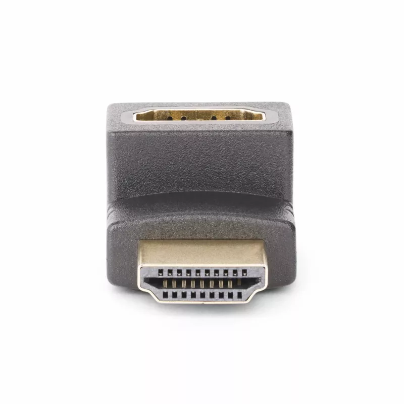 StarTech.com Down Angle HDMI 2.0 adaptér, konektor samec na konektor samica, vertikálne 90-stupňový uhol HDMI Port Saver, 4K 60Hz, High Speed HDMI konektorová predlžovačka, M/F