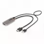 StarTech.com 1ft (30cm) HDMI na DisplayPort adaptérový kábel, 8K 60Hz, Aktívny HDMI 2.1 na DP 1.4 video konvertor, USB-bus napájanie s priloženým káblom