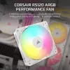 Ventilátor Corsair RS120 ARGB 12 cm Biela 420-2100 RPM