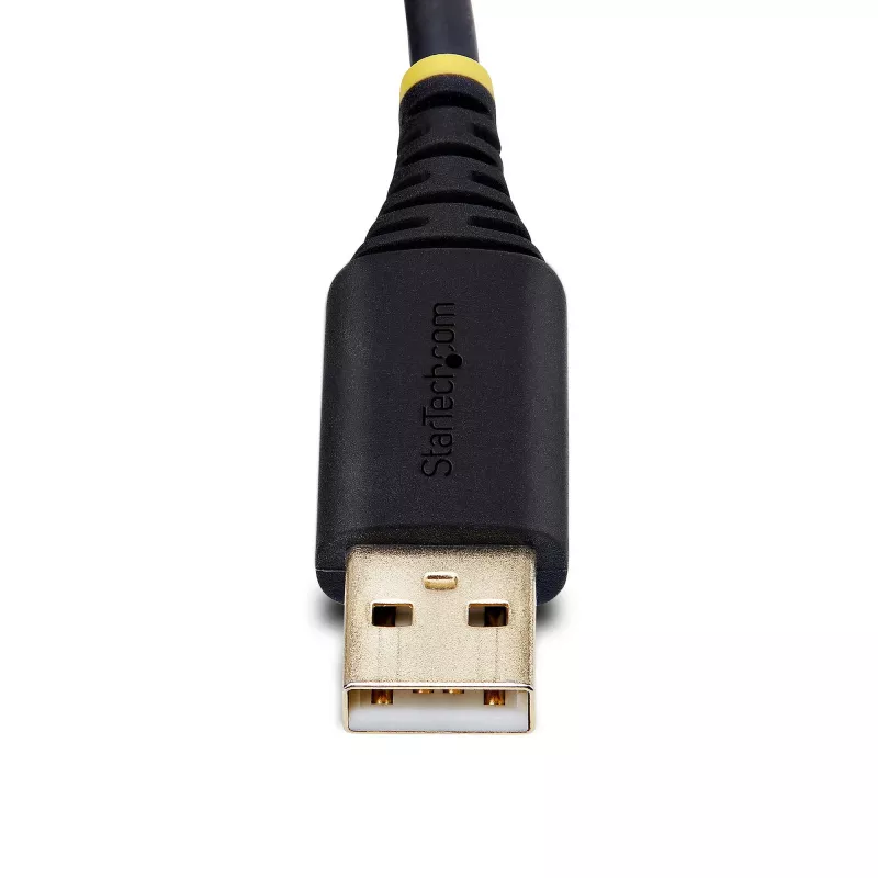 StarTech.com 2m USB na nulový modem sériový adaptérový kábel, COM úložisko, FTDI, USB-A na DB9 RS232, vymeniteľné DB9 skrutky/matice, Windows/macOS/Linux