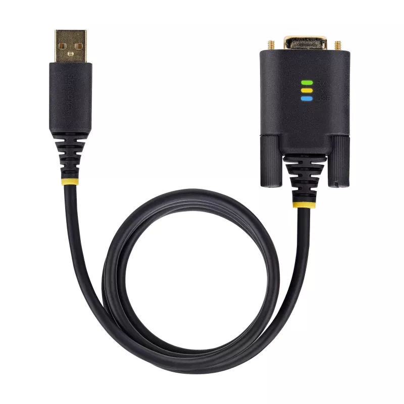 StarTech.com 2m USB na nulový modem sériový adaptérový kábel, COM úložisko, FTDI, USB-A na DB9 RS232, vymeniteľné DB9 skrutky/matice, Windows/macOS/Linux