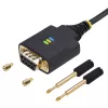 StarTech.com 2m USB na nulový modem sériový adaptérový kábel, COM úložisko, FTDI, USB-A na DB9 RS232, vymeniteľné DB9 skrutky/matice, Windows/macOS/Linux