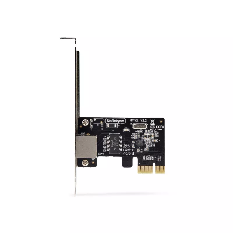 StarTech.com 1-port Gigabit PCIe sieťová karta, 10/100/1000 Mbit/s PCI Express LAN karta, NIC, Realtek RTL8111H, kompatibilná s Windows a Linux, TAA-kompatibilná