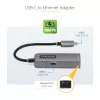 StarTech.com 2.5GbE USB-C na Ethernet adaptér, 100W PD Passthrough, NBASE-T NIC, USB 3.0 Type-C 2.5/1G Multi-Speed sieťový, Thunderbolt kompatibilný, Windows & Mac