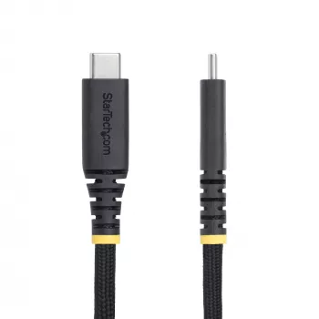 StarTech.com 10ft (3m) USB-C nabíjací kábel, robustný a ultra-flexibilný, 240W (5A) PD EPR, USB 2.0 kábel pre nabíjanie notebooku, USB-IF certifikovaný, odolný USB-C nabíjací kábel