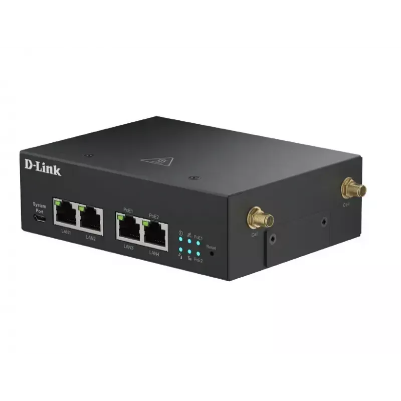 5G modem D-Link DWM-314-GP s 5G NR, LTE fallback a Ethernet WAN port