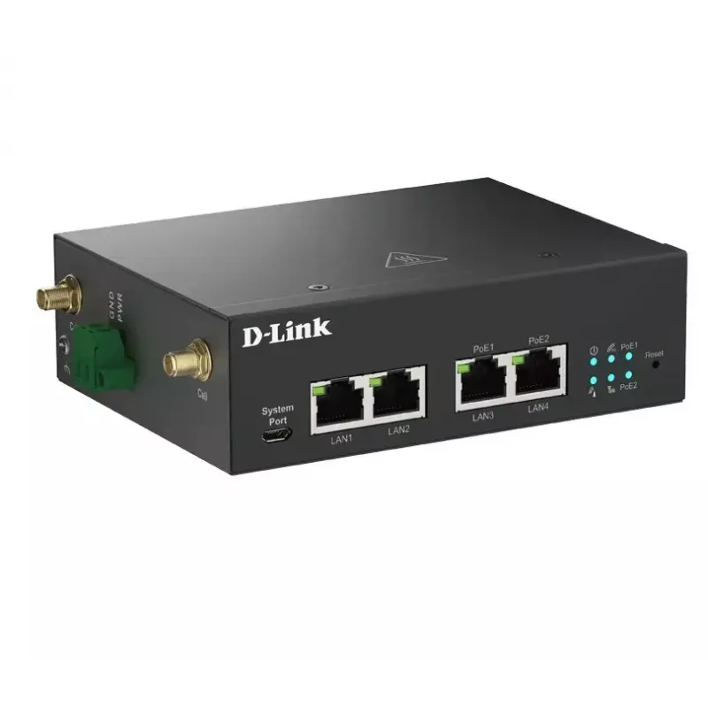 5G modem D-Link DWM-314-GP s 5G NR, LTE fallback a Ethernet WAN port