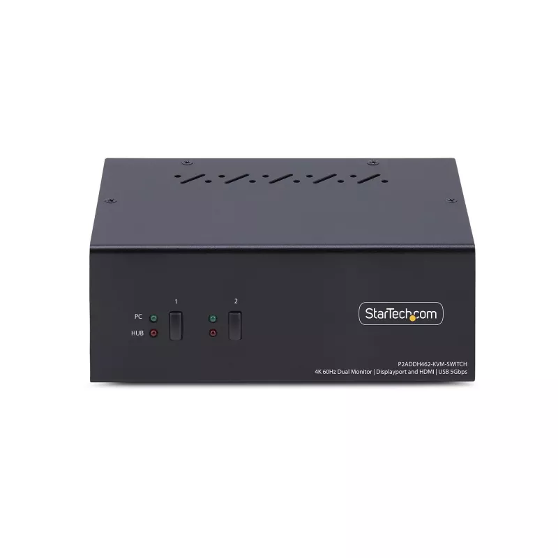 StarTech.com P2ADDH462-KVM-SWITCH KVM prepínač čierny