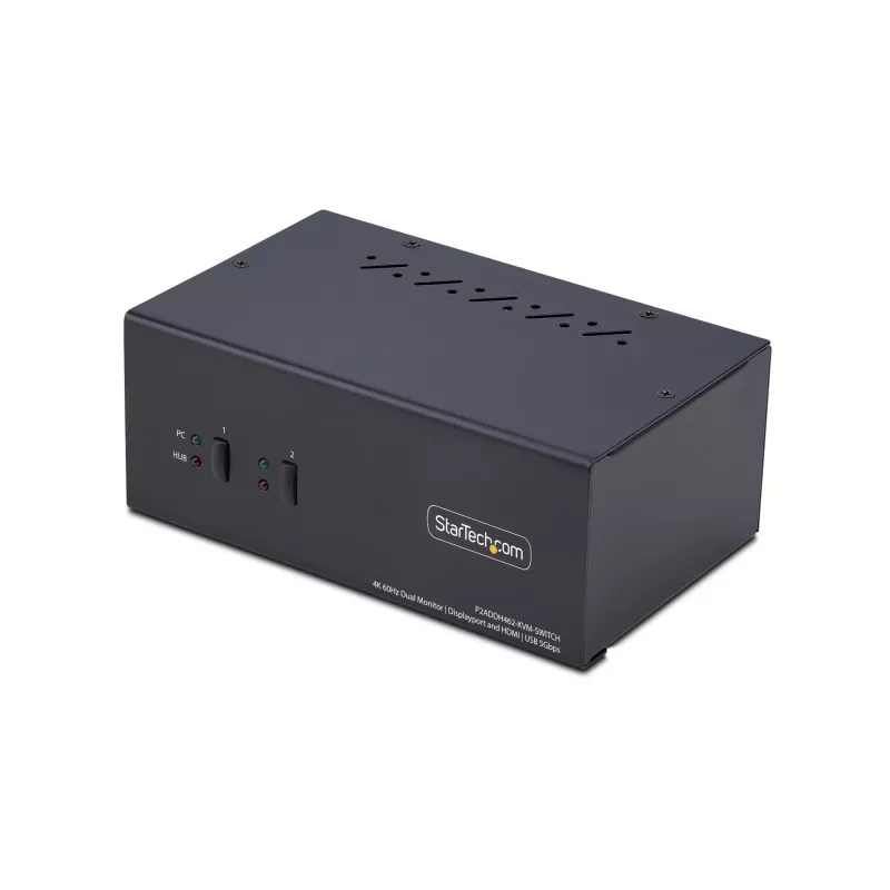 StarTech.com P2ADDH462-KVM-SWITCH KVM prepínač čierny
