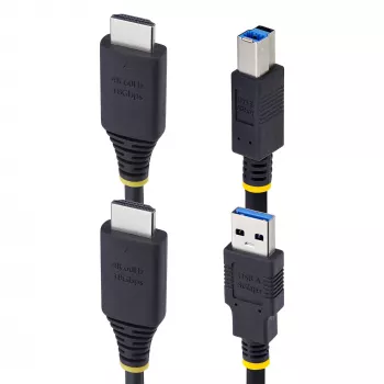 StarTech.com 10ft (3m) HDMI a USB-5Gbit/s KVM kábel, 4K 60Hz, HDMI-2.0 a USB kombinovaný kábel pre KVM prepínače