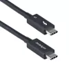 StarTech.com 2.6ft (80cm) Thunderbolt 5 kábel, 80 Gbit/s/ až do 120 Gbit/s, 240 W PD, 8K 60 Hz, certifikovaný Thunderbolt kábel – kompatibilný s Thunderbolt 4/USB4/USB-C