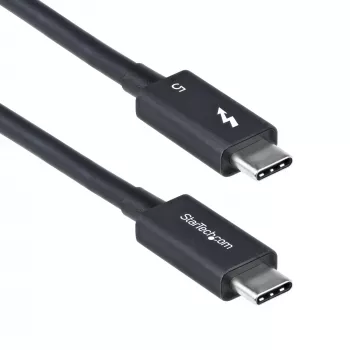 StarTech.com 2.6ft (80cm) Thunderbolt 5 kábel, 80 Gbit/s/ až do 120 Gbit/s, 240 W PD, 8K 60 Hz, certifikovaný Thunderbolt kábel – kompatibilný s Thunderbolt 4/USB4/USB-C