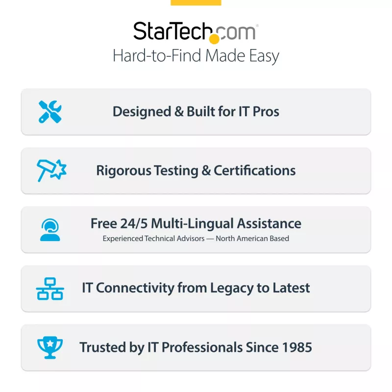 StarTech.com 2.6ft (80cm) Thunderbolt 5 kábel, 80 Gbit/s/ až do 120 Gbit/s, 240 W PD, 8K 60 Hz, certifikovaný Thunderbolt kábel – kompatibilný s Thunderbolt 4/USB4/USB-C