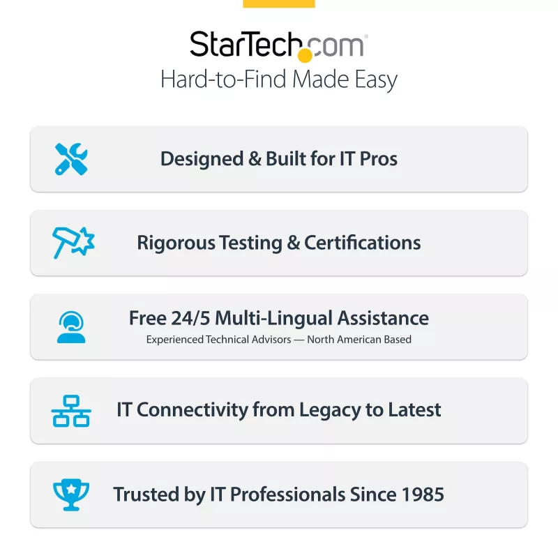 StarTech.com 4-portová USB Type-C PCIe karta, USB 3.2 10Gbps, USB-C PCI Express rozširujúca karta, 4x nezávislé USB kontroléry, Windows/Linux/macOS, TAA-konformný