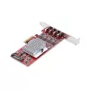 StarTech.com 4-portová USB Type-C PCIe karta, USB 3.2 10Gbps, USB-C PCI Express rozširujúca karta, 4x nezávislé USB kontroléry, Windows/Linux/macOS, TAA-konformný