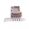 StarTech.com 4-portová USB Type-C PCIe karta, USB 3.2 10Gbps, USB-C PCI Express rozširujúca karta, 4x nezávislé USB kontroléry, Windows/Linux/macOS, TAA-konformný