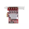 StarTech.com 4-portová USB Type-C PCIe karta, USB 3.2 10Gbps, USB-C PCI Express rozširujúca karta, 4x nezávislé USB kontroléry, Windows/Linux/macOS, TAA-konformný