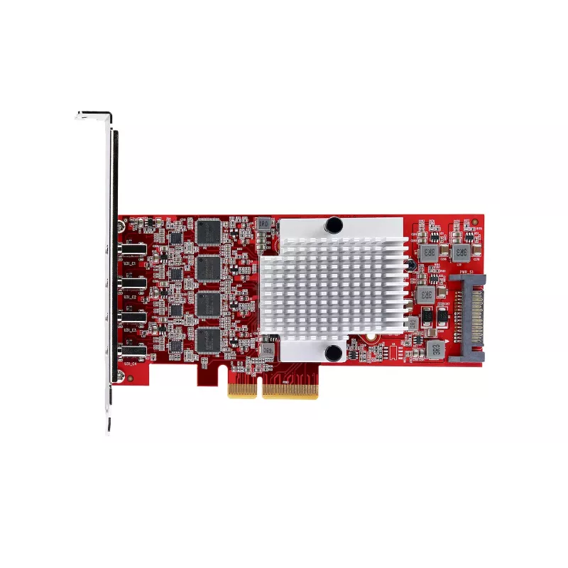 StarTech.com 4-portová USB Type-C PCIe karta, USB 3.2 10Gbps, USB-C PCI Express rozširujúca karta, 4x nezávislé USB kontroléry, Windows/Linux/macOS, TAA-konformný