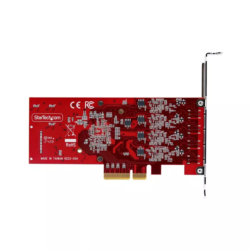StarTech.com 4-portová USB Type-C PCIe karta, USB 3.2 10Gbps, USB-C PCI Express rozširujúca karta, 4x nezávislé USB kontroléry, Windows/Linux/macOS, TAA-konformný