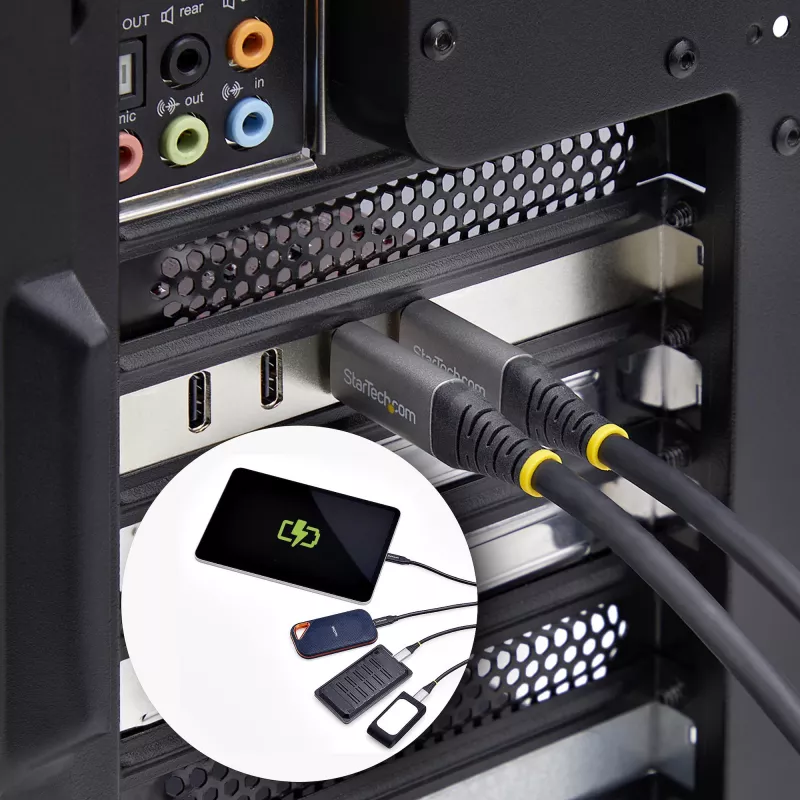 StarTech.com 4-portová USB Type-C PCIe karta, USB 3.2 10Gbps, USB-C PCI Express rozširujúca karta, 4x nezávislé USB kontroléry, Windows/Linux/macOS, TAA-konformný