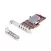 StarTech.com 4-portová USB Type-C PCIe karta, USB 3.2 10Gbps, USB-C PCI Express rozširujúca karta, 4x nezávislé USB kontroléry, Windows/Linux/macOS, TAA-konformný
