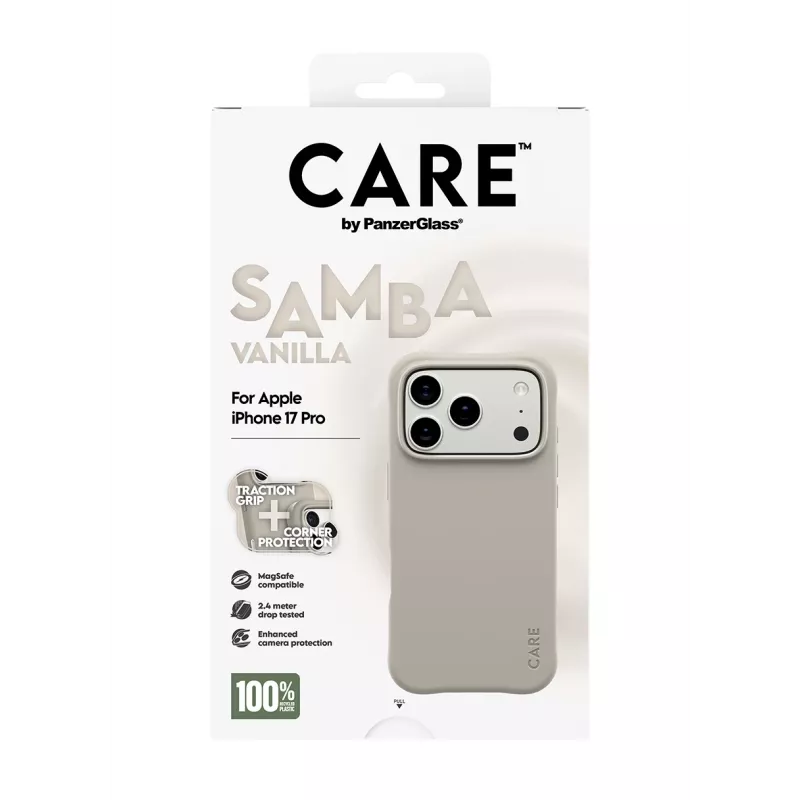 Puzdro PanzerGlass CARE by módne puzdro Samba Vanilla MagSafe iPhone 17 Pro