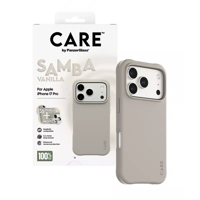 Puzdro PanzerGlass CARE by módne puzdro Samba Vanilla MagSafe iPhone 17 Pro