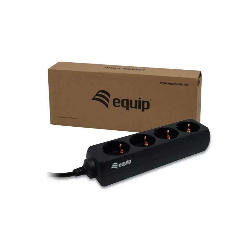 Predlžovacia zásuvka Equip 4-násobná 333281