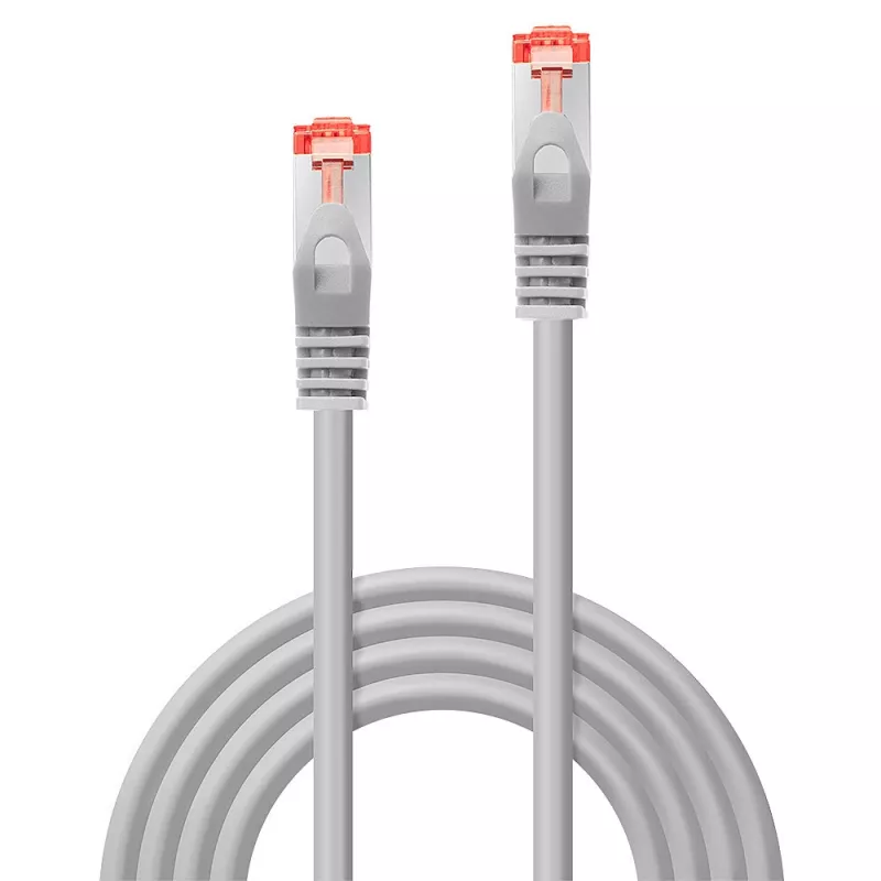 Lindy 47344 Sieťový kábel Cat6 S/FTP 2 m, sivý