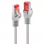 Lindy 47345 Sieťový kábel Cat6 S/FTP 3 m, sivý