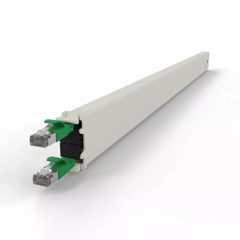 Sieťový kábel PATCHBOX CONE30STPGR RJ-45 Cat6a 1,8 m zelený