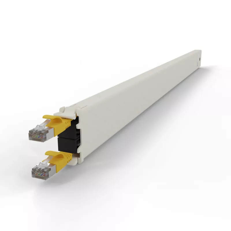 Sieťový kábel PATCHBOX CONE30STPYL RJ-45 Cat6a 1,8 m žltý