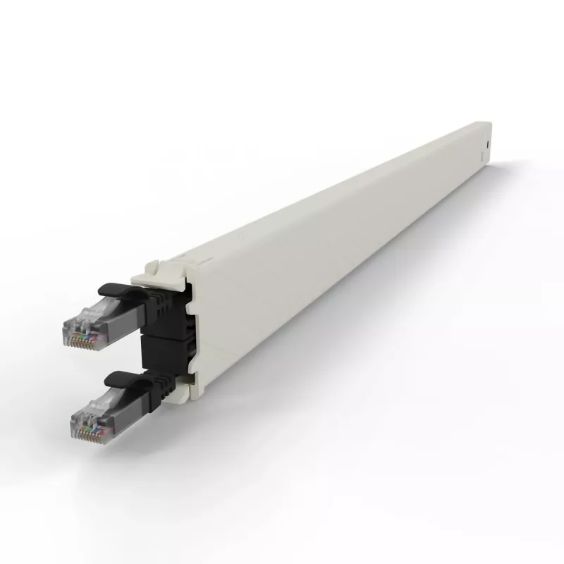 PATCHBOX patchbox.one CONE30UTPBK zaťahovacia kazeta prepojovacieho kábla, 30RU, Cat6a, UTP, čierna