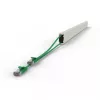 Sieťový kábel PATCHBOX CONE46STPGR RJ-45 Cat6a 2,5 m zelený