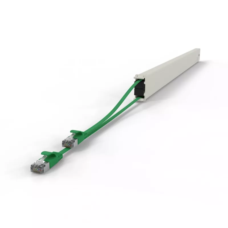 Sieťový kábel PATCHBOX CONE46STPGR RJ-45 Cat6a 2,5 m zelený
