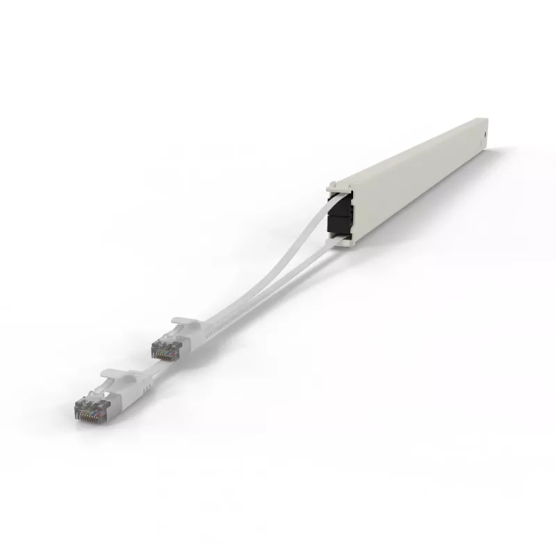 Sieťový kábel PATCHBOX CONE46STPWH 2,5 m Cat6a U/FTP biely