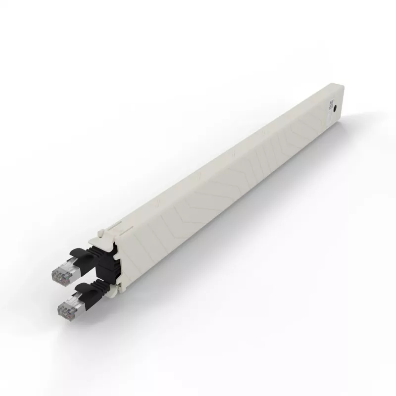 Sieťový kábel PATCHBOX CONEX8STPBK RJ-45 Cat6a 0,8 m čierny