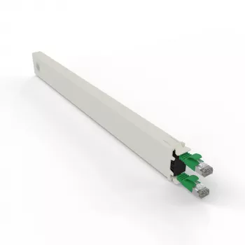 Sieťový kábel PATCHBOX CONEX8STPGR RJ-45 Cat6a 0,8 m zelený