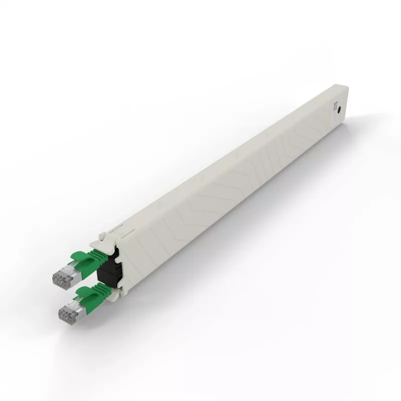 Sieťový kábel PATCHBOX CONEX8STPGR RJ-45 Cat6a 0,8 m zelený