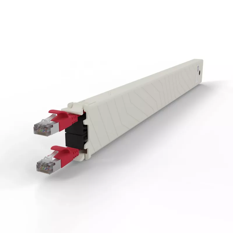 Sieťový kábel PATCHBOX CONEX8STPRD RJ-45 Cat6a 0,8 m červený